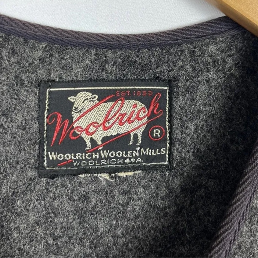 Vintage 50s WOOLRICH Utility Pocket Zip Vest Men’s S Browns Beach Style RARE - Picture 2 of 8